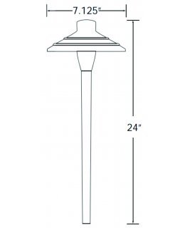 Encore LEDAL-07-B-LED Path Light 
